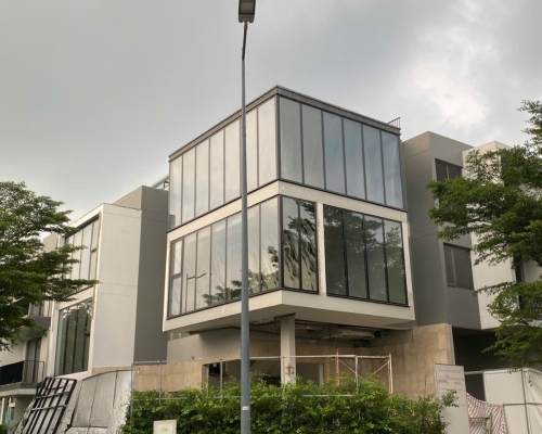 THI CÔNG XINGFA NHẬP KHẨU MÀU ĐEN, KÍNH LOWE CÁCH NHIỆT TẠI BIỆT THỰ AN GIA BÌNH CHUẨN